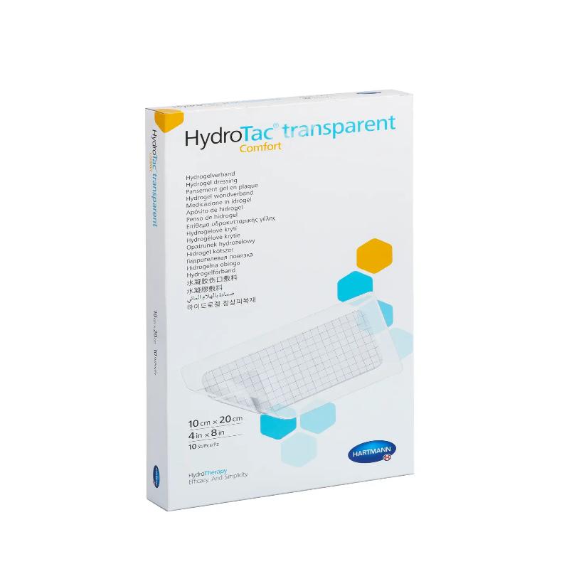 Пов`язка гідрогелева HydroTac® transparent Comfort 10см x 20см 10шт